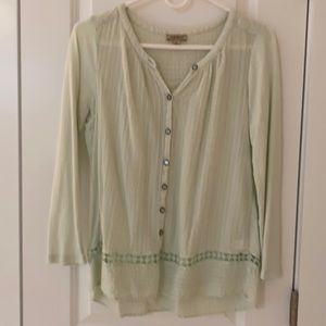 Lucky Blouse Light Mint Small